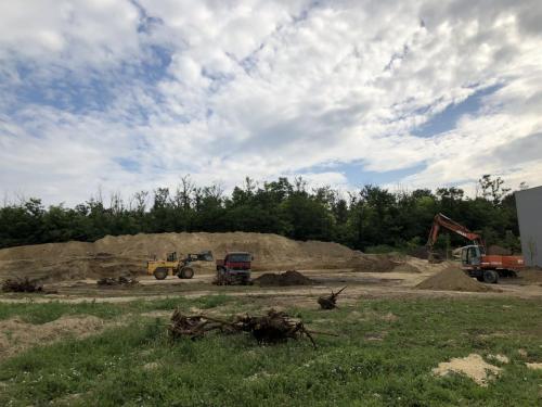 Budaörs csarnok építés