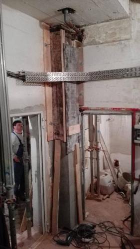 Pillérmegerősítés